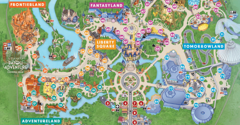 Learn The Park Layout Before You Go