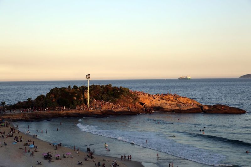 Sunset At Arpoador Rock