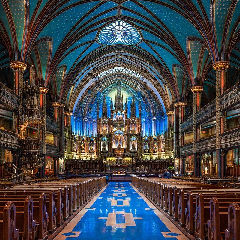 Notre-Dame Basilica Glow
