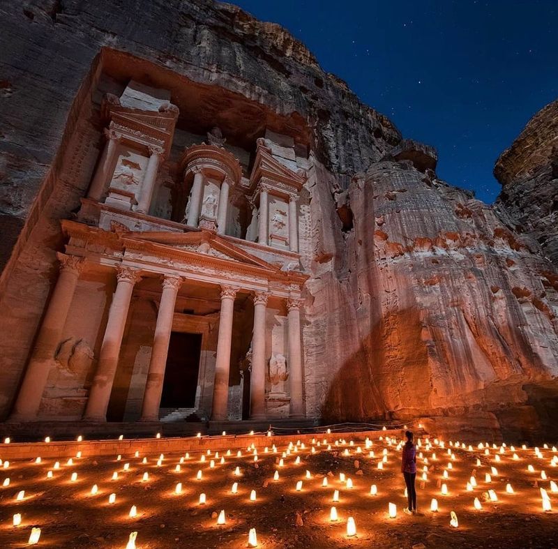 Exploring Petra by Night