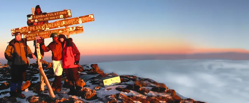 Climbing Mount Kilimanjaro