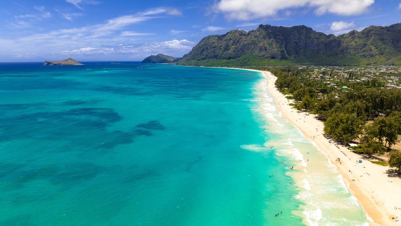Waimanalo Bay Beach Park, Oahu, Hawaii