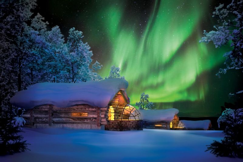 Northern Lights in Lapland, Finland