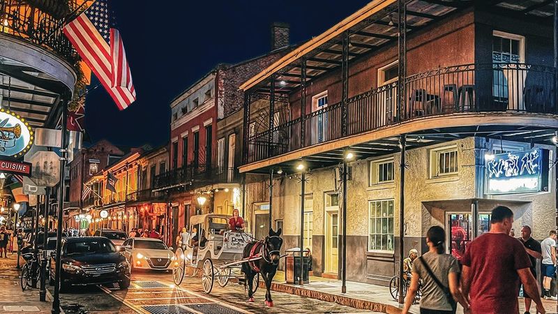 The French Quarter in New Orleans
