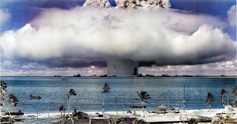NEVER VISIT: Bikini Atoll, Marshall Islands