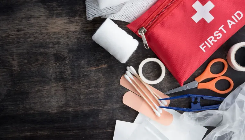 Mini First-Aid Kit With Items Already Provided