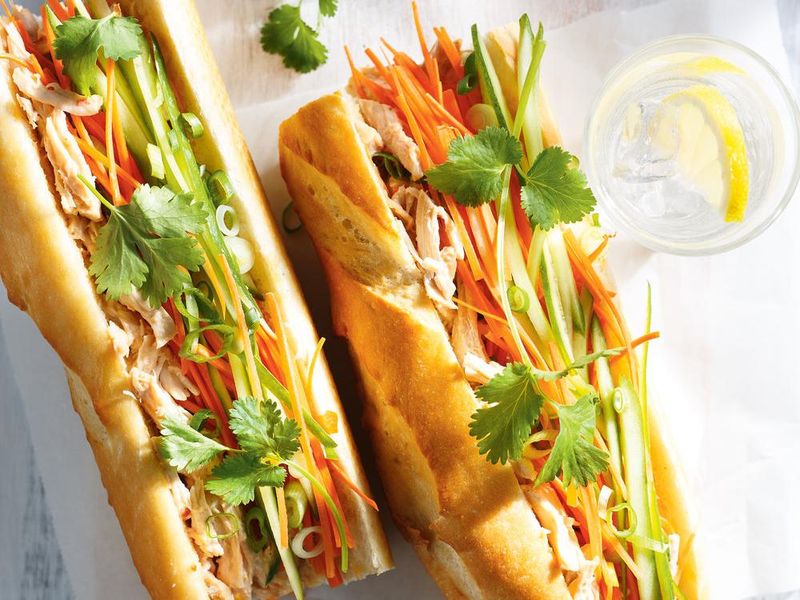 Vietnamese-Inspired Banh Mi with Pickled Vegetables