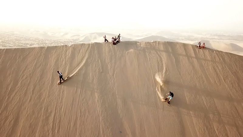 Sandboarding In Huacachina