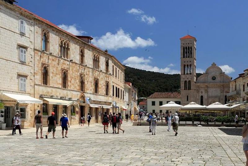 Hvar's historic town square (Pjaca)