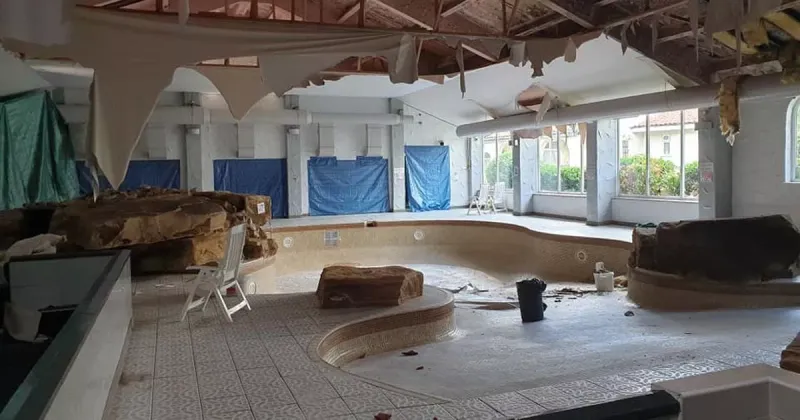 Lobby Looks Unclean