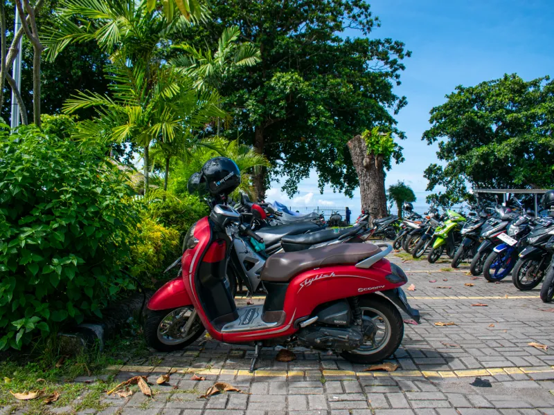 Damaged Scooter Blame – Bali