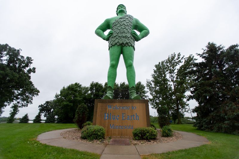 The Jolly Green Giant Statue, Minnesota