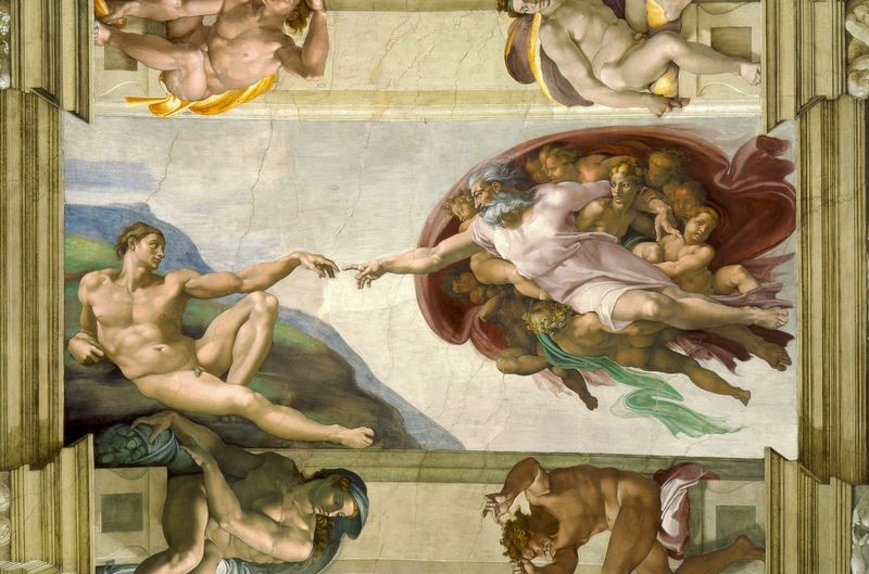 The Sistine Chapel's Heavenly Ceiling