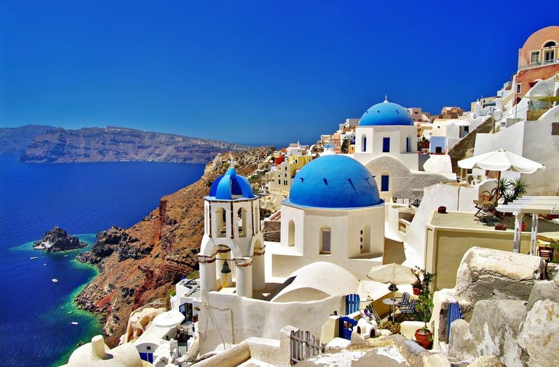 Santorini's White-Washed Paradise