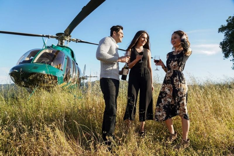Private Wine Tour By Helicopter In Napa Valley