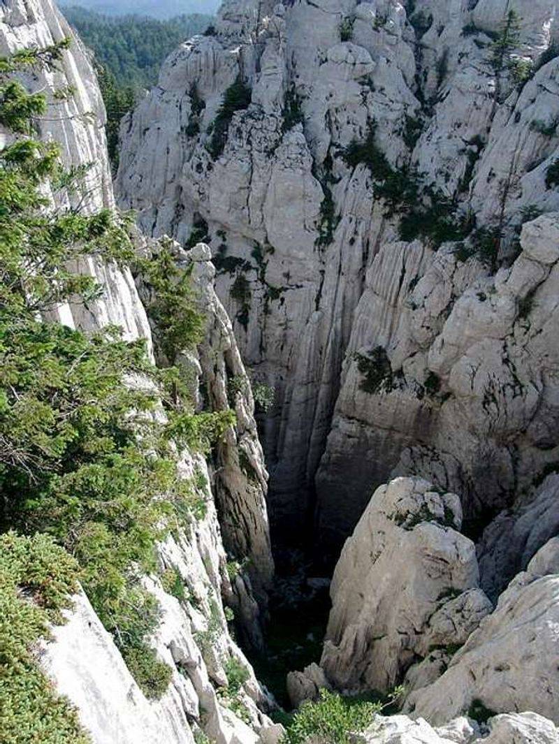 Paklenica Canyon During Flash Flood Season