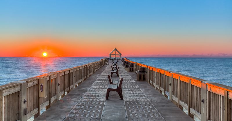 Catch Sunrise At The Pier