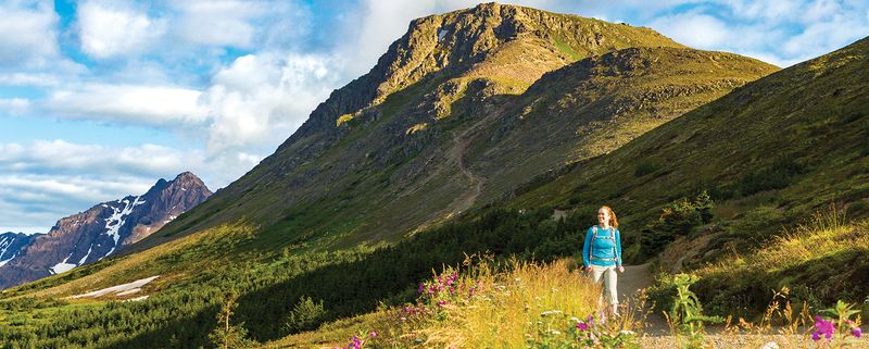 Hiking Flattop Mountain near Anchorage