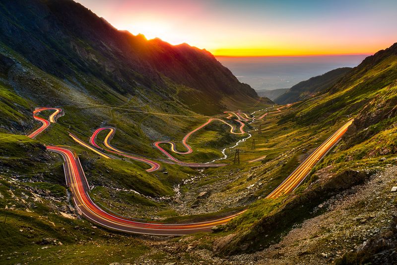 Drive A Scenic Road Through The Mountains