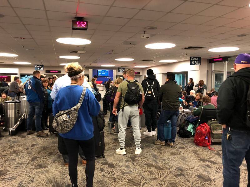 Hovering Before Boarding (Mistake)
