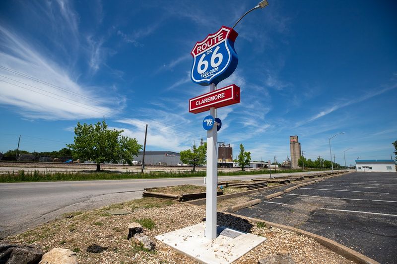 Route 66 Sidewalk Markers