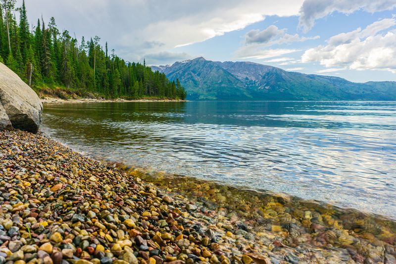 Wyoming – Colter Bay Beach, Grand Teton National Park