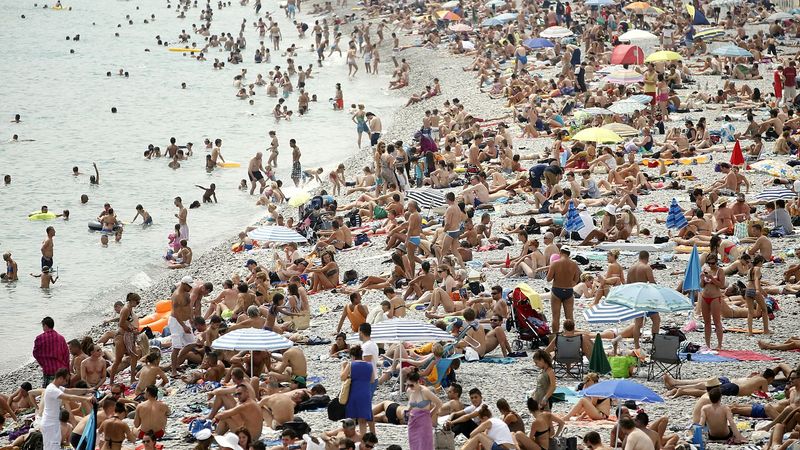 Only visiting the main beach