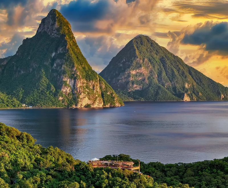 St. Lucia's Pitons - Majestic Natural Wonders