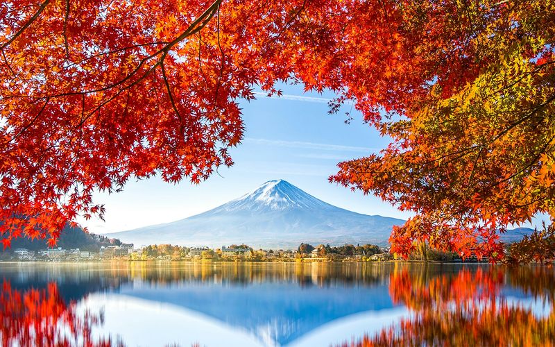 Mount Fuji's Perfect Symmetry