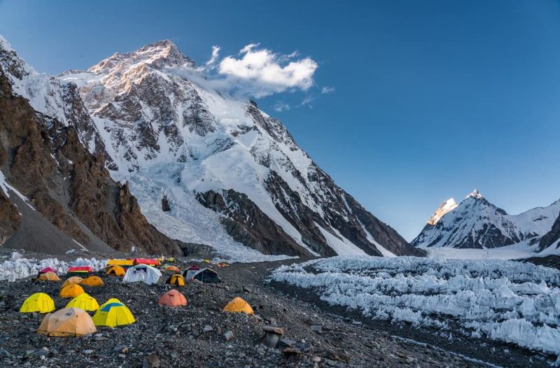 K2 Base Camp, Pakistan - The Savage Mountain's Shadow