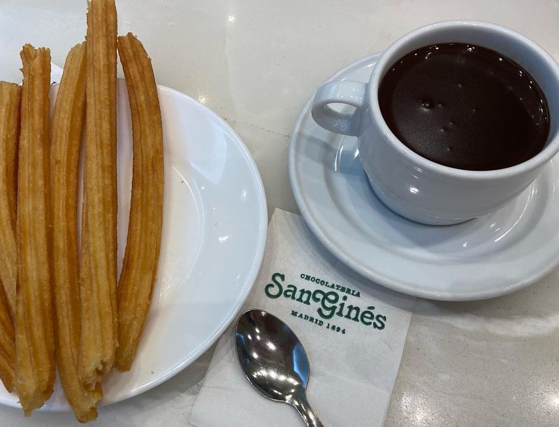 Churros con Chocolate in Spain