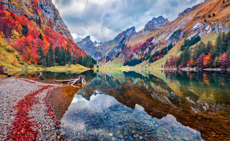 Swiss Alpine Lakes - Mirror-Like Tranquility