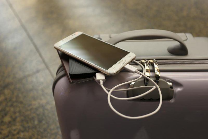 Leaving chargers in checked luggage