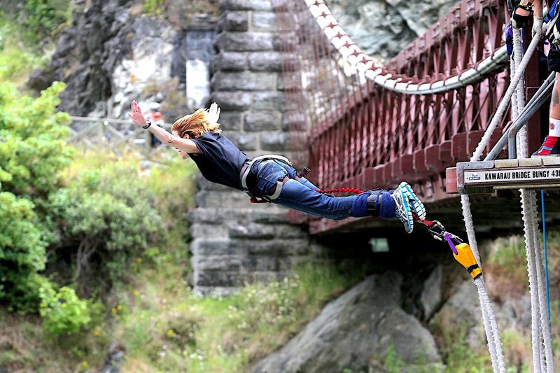 Bungee Jumping in Queenstown, New Zealand