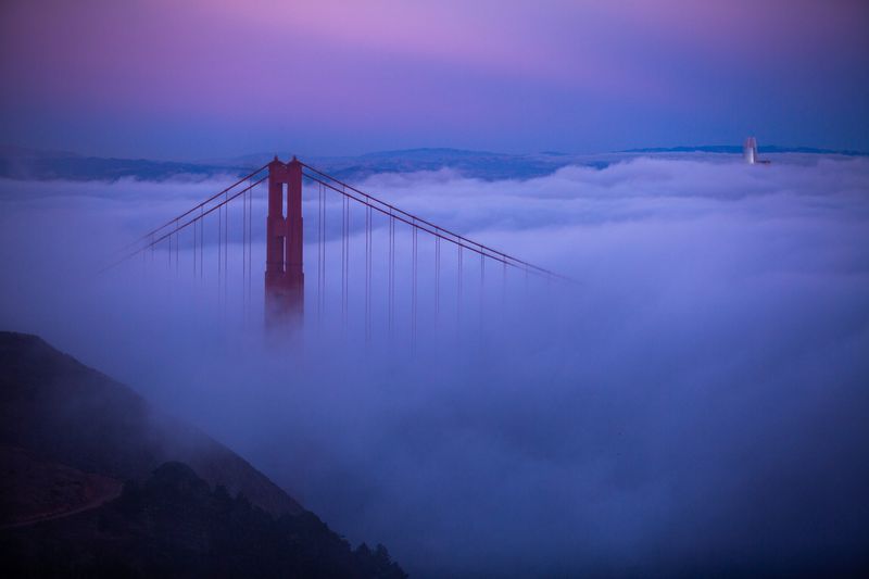 San Francisco, California - Foggy Summer Charm