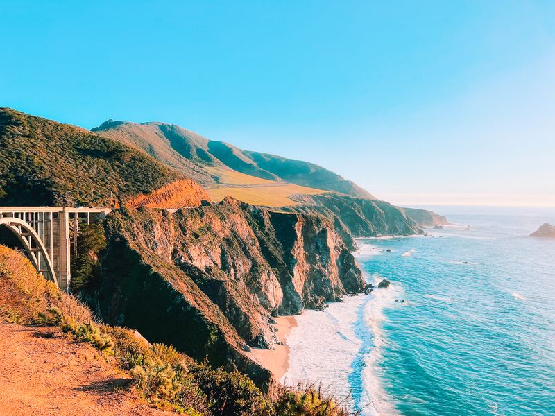 Amalfi Coast, Italy → Big Sur, California