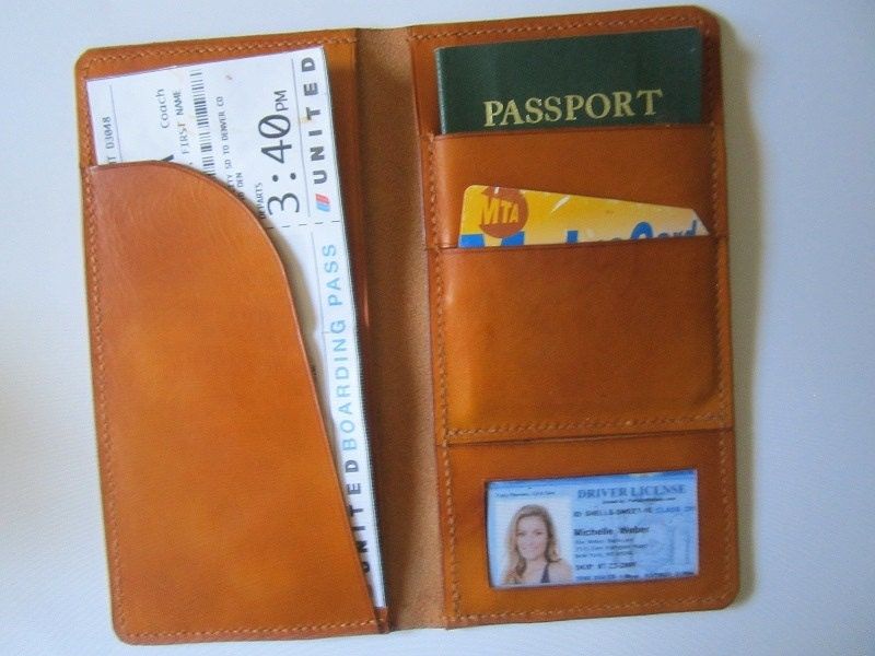Create a travel document folder for instant access
