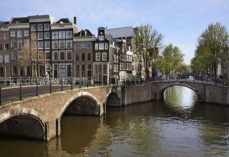Amsterdam's Canal-Crossed Walkways