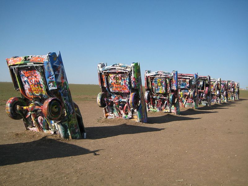 Cadillac Ranch Sign - Amarillo, Texas