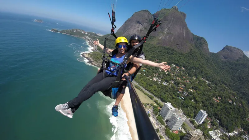 Paraglide Over Rio de Janeiro