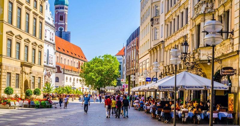 Munich's Pedestrian-Friendly Center