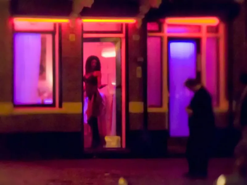 Taking photos of Red Light District workers