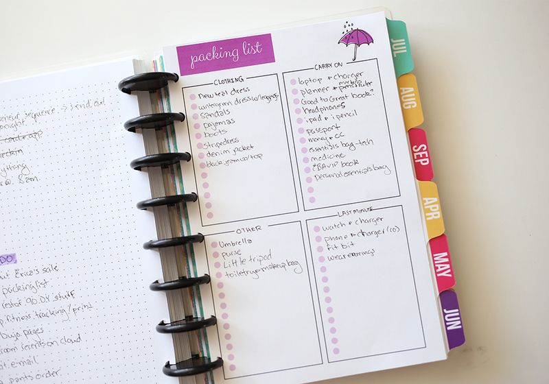 Not Using A Packing List