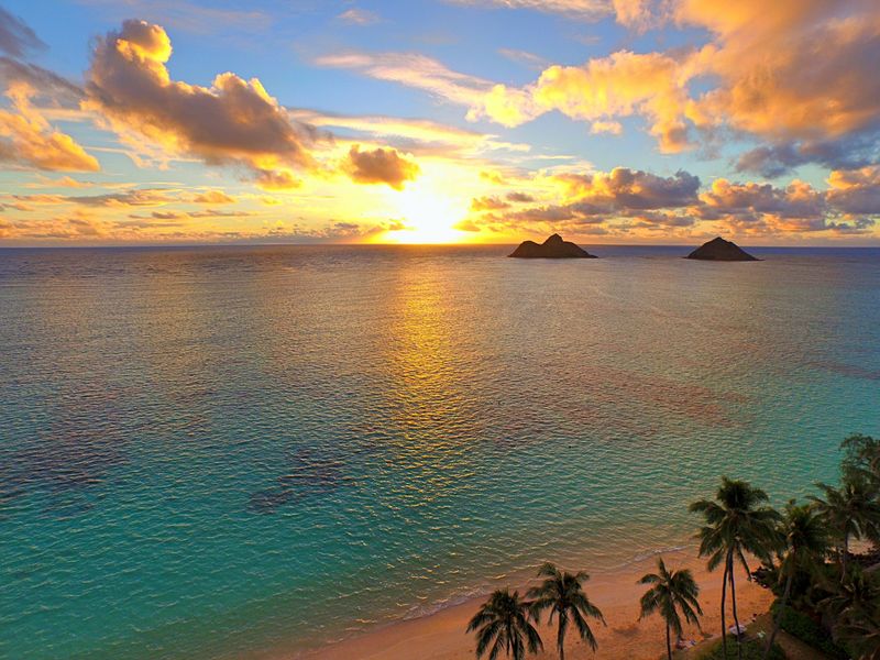 Lanikai Beach, Hawaii, USA