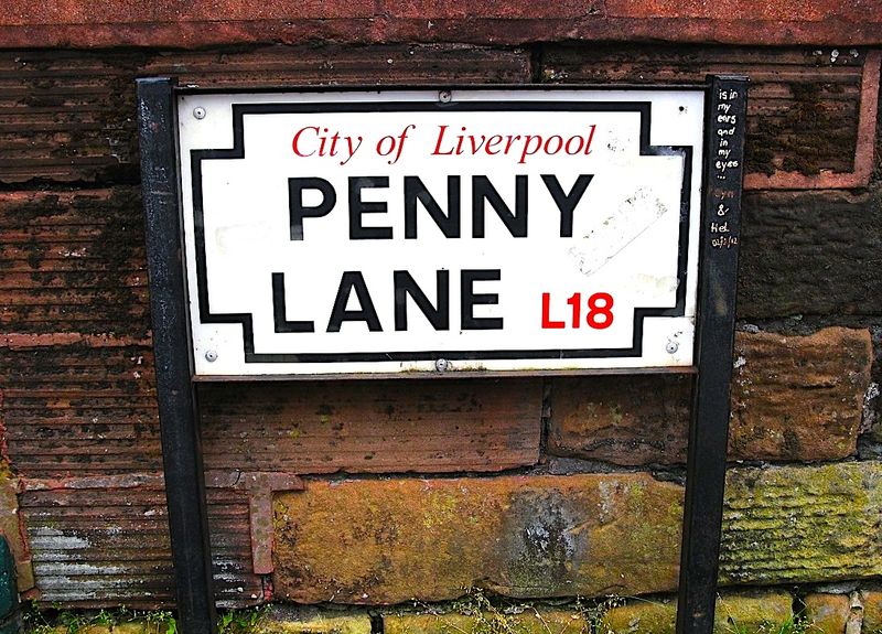 Penny Lane, Liverpool