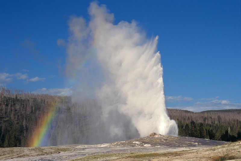 Yellowstone's Old Faithful Geyser, Wyoming