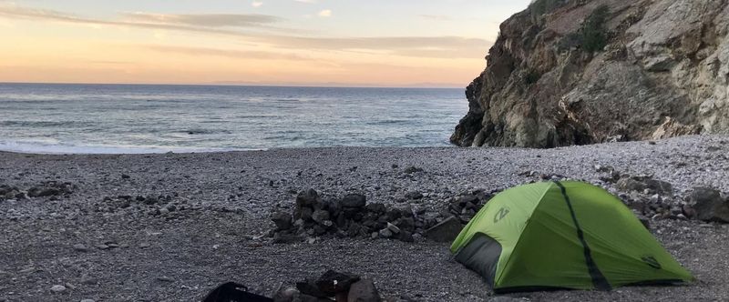 Secluded Island Camping (Backfired)