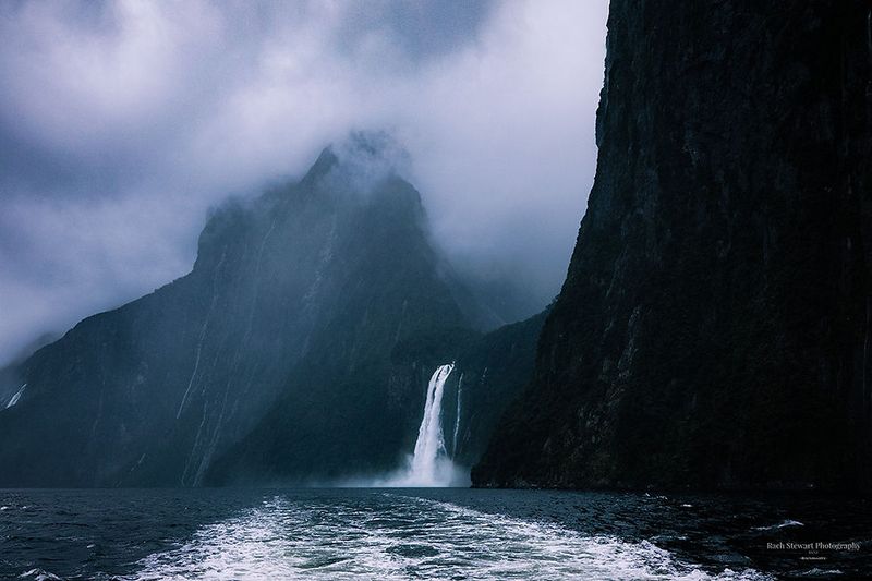 New Zealand's Milford Sound in the Rain
