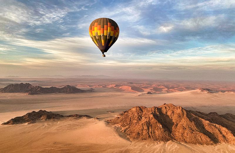 Hot Air Balloon Ride over the Namib Desert