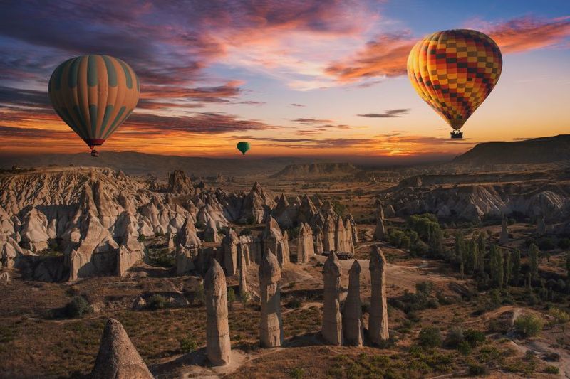 Hot Air Balloon Ride at Dawn in Cappadocia